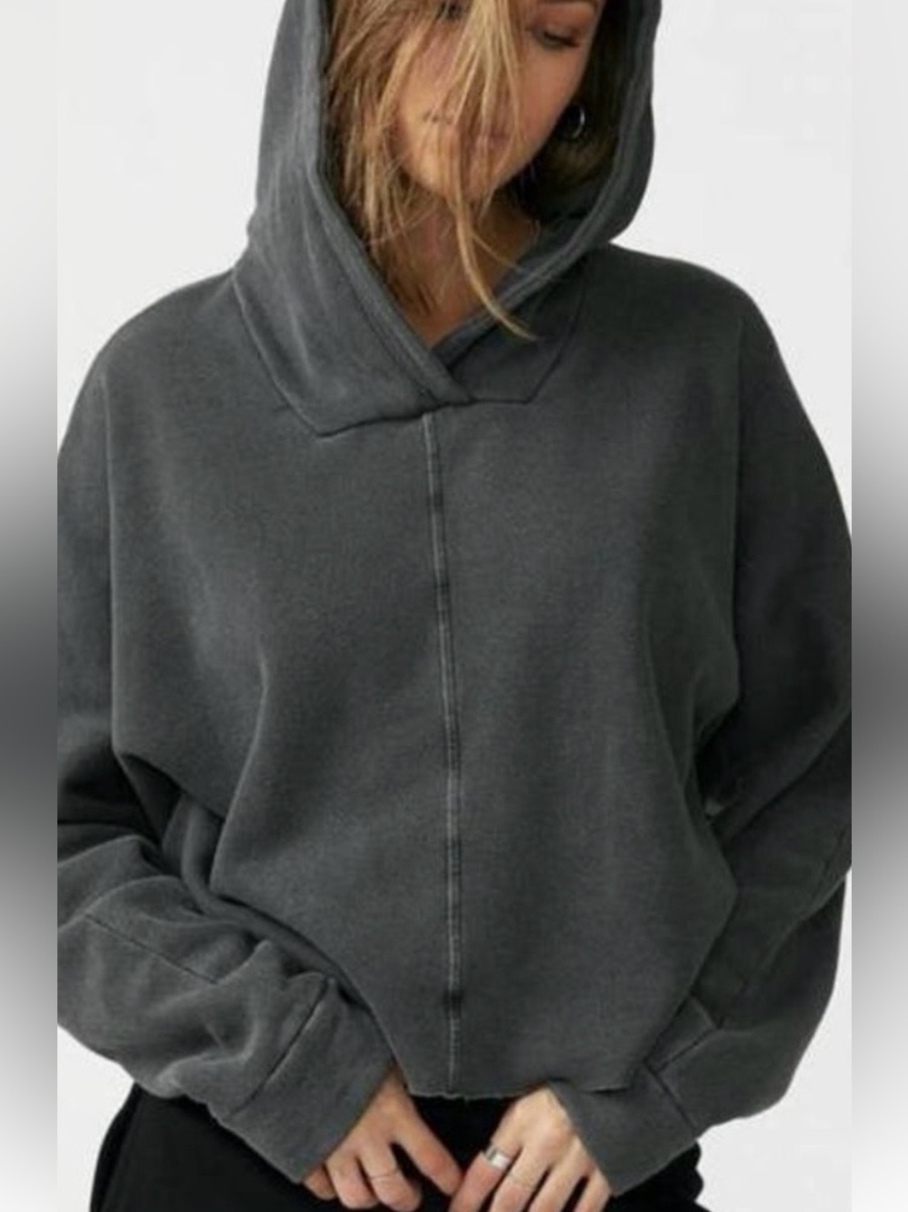 Joah Brown Women’s Cropped Sweatshirt - Picture 2 of 6